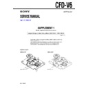 Sony CFD-V6 (serv.man2) Service Manual