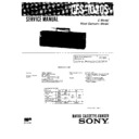 Sony CFS-1020S Service Manual