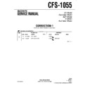 Sony CFS-1055 (serv.man4) Service Manual