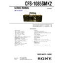 cfs-1085smk2 service manual