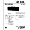 Sony CFS-1130L Service Manual