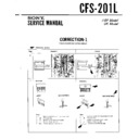cfs-201l service manual