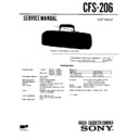 cfs-206 service manual