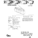 Sony CFS-210S Service Manual