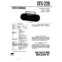 Sony CFS-229 (serv.man2) Service Manual