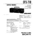 Sony CFS-710 (serv.man2) Service Manual