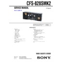 cfs-828smk2 service manual