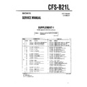 Sony CFS-B21L (serv.man2) Service Manual