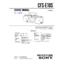 cfs-e10s (serv.man2) service manual
