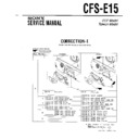 Sony CFS-E15 (serv.man2) Service Manual