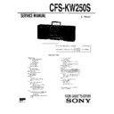 cfs-kw250s service manual