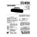 Sony CFS-W304 (serv.man2) Service Manual