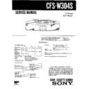 cfs-w304s service manual