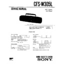 cfs-w305l service manual