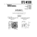 Sony CFS-W308 (serv.man3) Service Manual