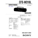 cfs-w310l service manual