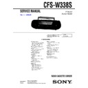 cfs-w338s service manual