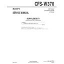 cfs-w370 service manual