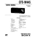 cfs-w445 service manual