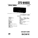 Sony CFS-W485S Service Manual