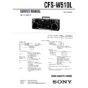 cfs-w510l service manual