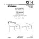 Sony CFT-1 (serv.man2) Service Manual