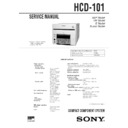 cmt-101, hcd-101, tc-tx101 service manual