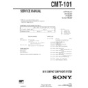 Sony CMT-101, TC-TX101 Service Manual