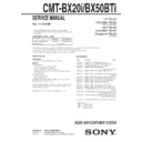 Sony CMT-BX20I, CMT-BX50BTI Service Manual