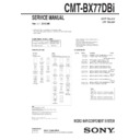 Sony CMT-BX77DBI Service Manual