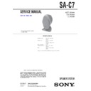 Sony CMT-C7NT, SA-C7 Service Manual