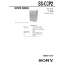 Sony CMT-CP2W, CMT-CP2WA, SS-CCP2 (serv.man2) Service Manual
