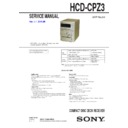 Sony CMT-CPZ3, HCD-CPZ3 Service Manual