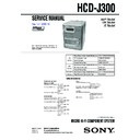 Sony CMT-DC500MD, HCD-J300 Service Manual