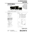 Sony CMT-DH50R, CMT-DH70SWR, SS-CDH50R, SS-CDH50R2, SS-CDH70SWR Service Manual
