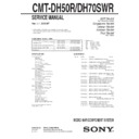 Sony CMT-DH50R, CMT-DH70SWR Service Manual