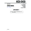 cmt-dv2d, hcd-dv2d (serv.man2) service manual