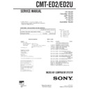 Sony CMT-ED2, CMT-ED2U Service Manual