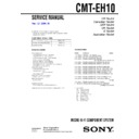 Sony CMT-EH10 Service Manual