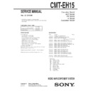 Sony CMT-EH15 Service Manual