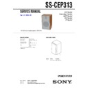 Sony CMT-EP313, SS-CEP313 Service Manual
