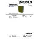 cmt-ep50liv, ss-cep50liv service manual