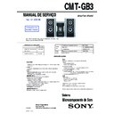 Sony CMT-GB3 (serv.man2) Service Manual
