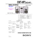 Sony CMT-HP7 (serv.man2) Service Manual