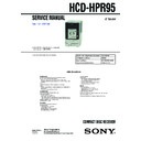 cmt-hpr95, hcd-hpr95 service manual