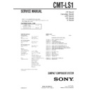 Sony CMT-LS1 Service Manual