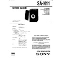 Sony CMT-M11C, CMT-M9, SA-N11 Service Manual