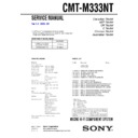 Sony CMT-M333NT Service Manual