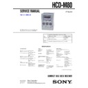 Sony CMT-M80V, HCD-M80 Service Manual