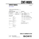 Sony CMT-M80V Service Manual